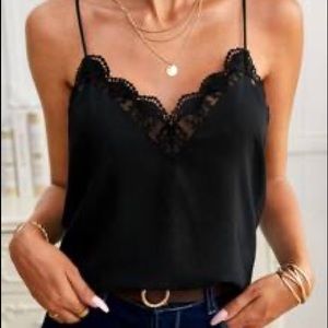 Black Lace Tank